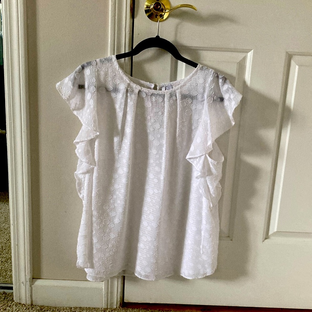 ELLE white summer top.